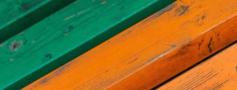 Des bois verts et orange
